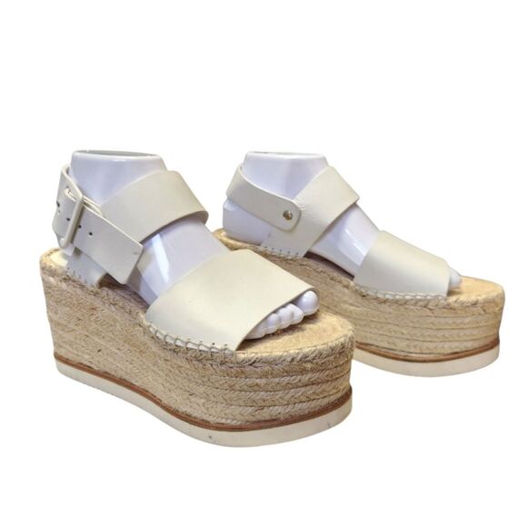 Paloma Barcelo Platform Wedge Espadrille Sandals EU 39 US 8.5 - Picture 1 of 12